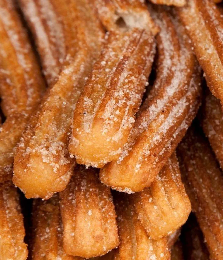 Portada del plato 'Churros azucarados'