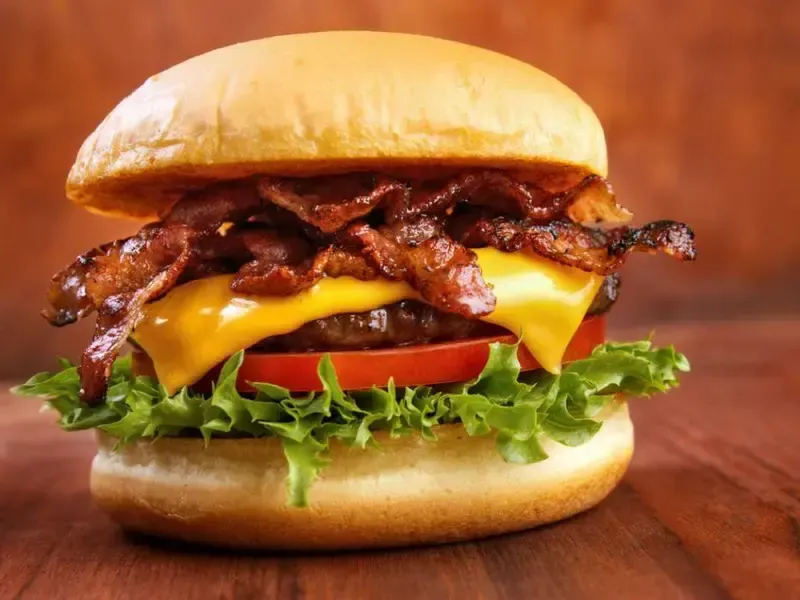Portada del plato 'Hamburguesa Bacon '