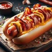 Portada del plato 'Hot Dog Bacon'