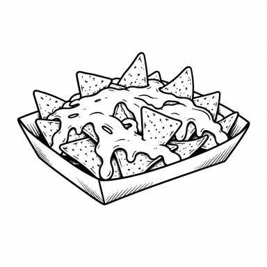 Portada del plato 'Nachos con cheddar'